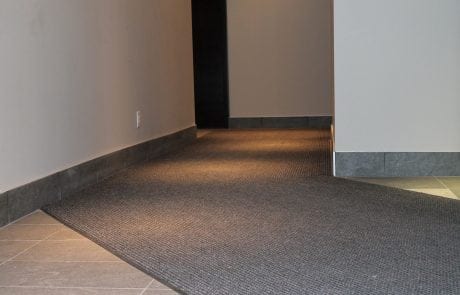 Interior view of entrance matting at Patricia Avenue