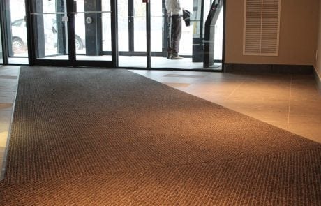 Interior view of entrance matting at Patricia Avenue